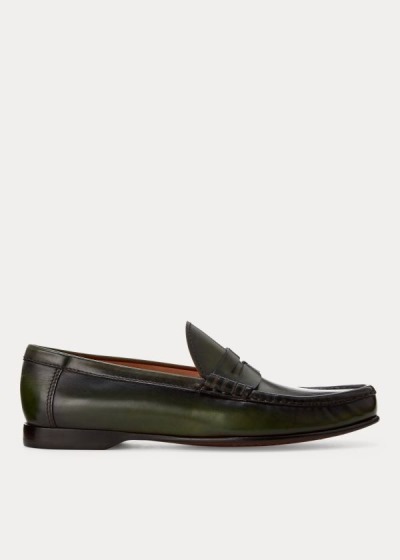 Pánské Mokasíny Ralph Lauren Chalmers Calfskin Penny - 38296-KJSD